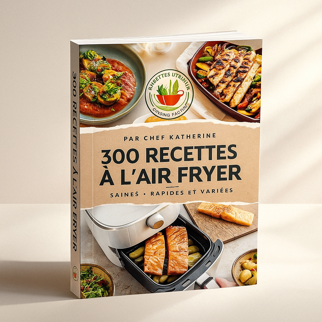 BEST SELLER : 300+ Recettes Faciles à l’Air Fryer – par Chef Katherine