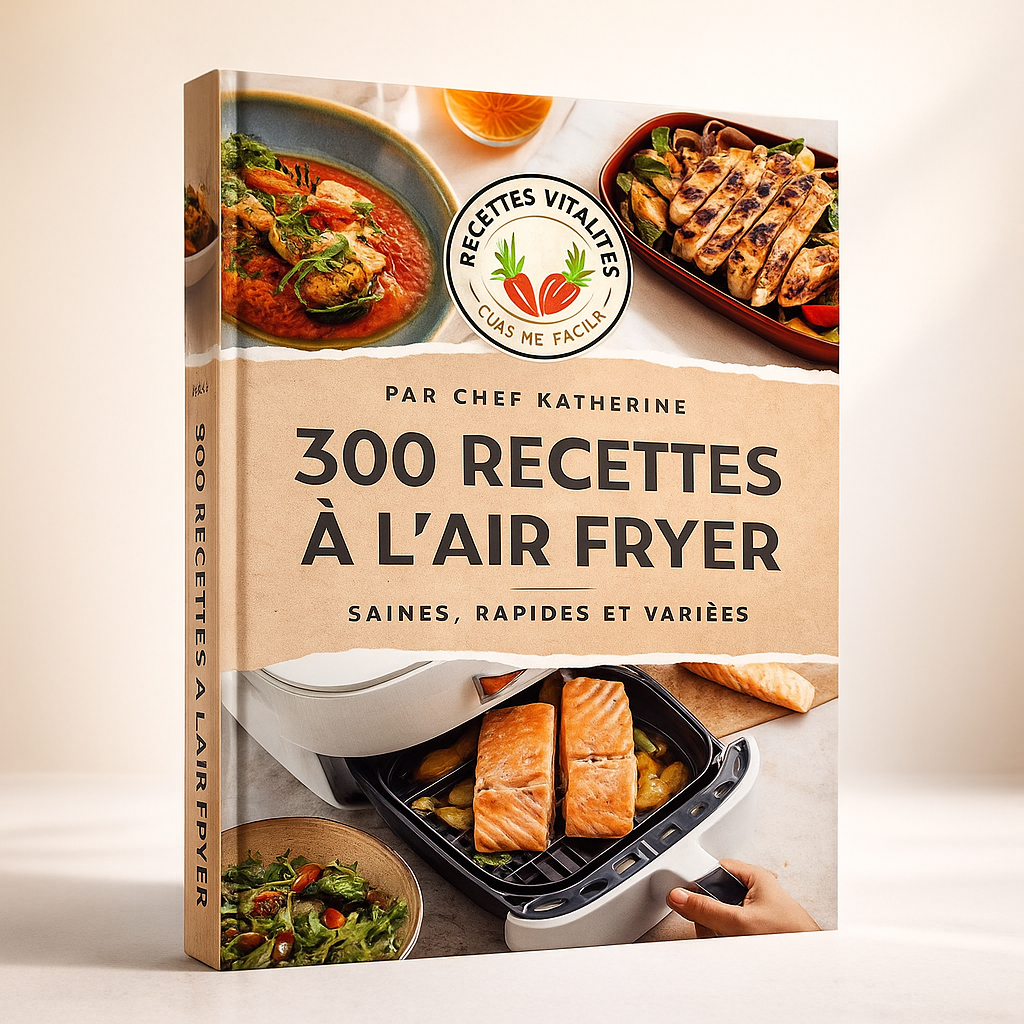 BEST SELLER : 300+ Recettes Faciles à l’Air Fryer – par Chef Katherine